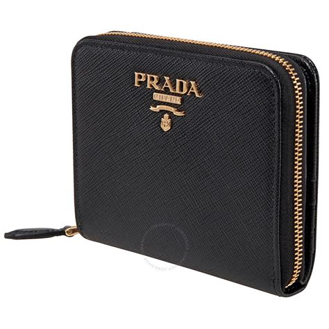 prada short wallet|prada zipper wallet.